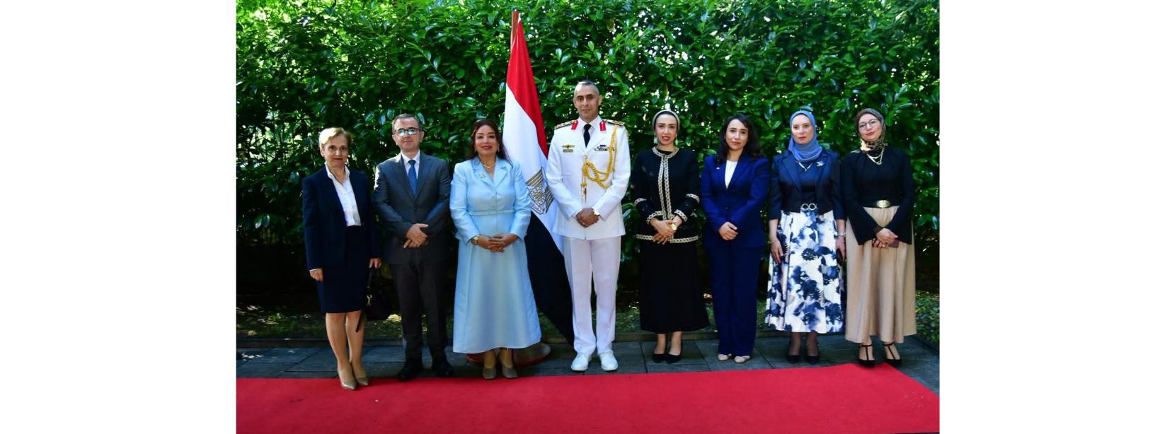 بمشاركة رفيعة المستوى من العمدة الثاني لمدينة هامبورج: القنصلية العامة المصرية تحتفل بالعيد الوطني الـ 74